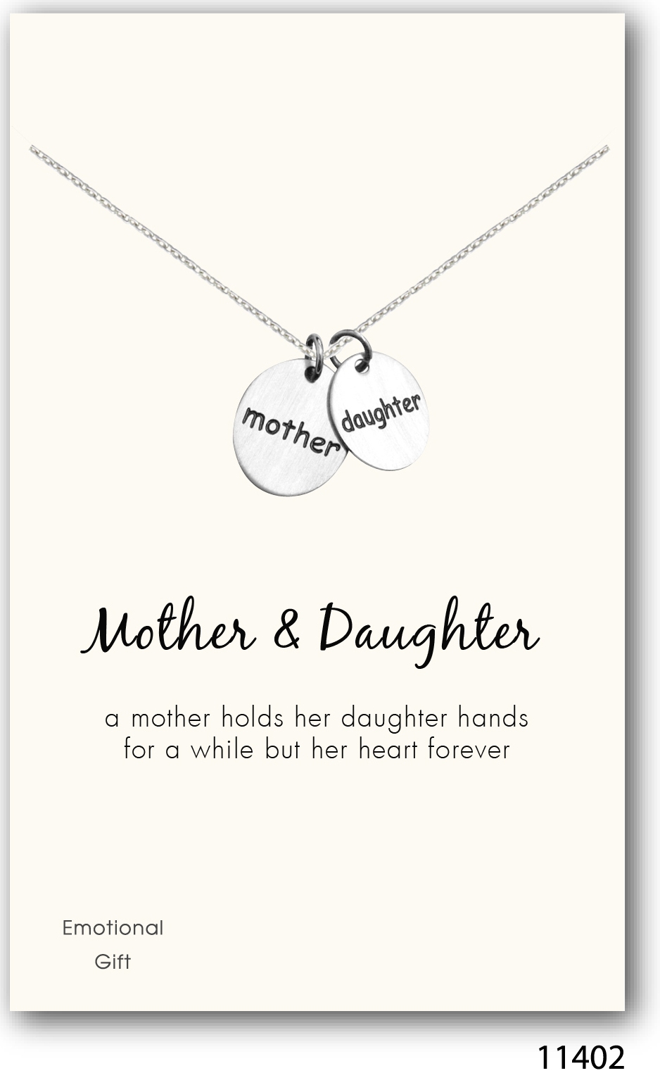 Mother&Daughter silver pendant